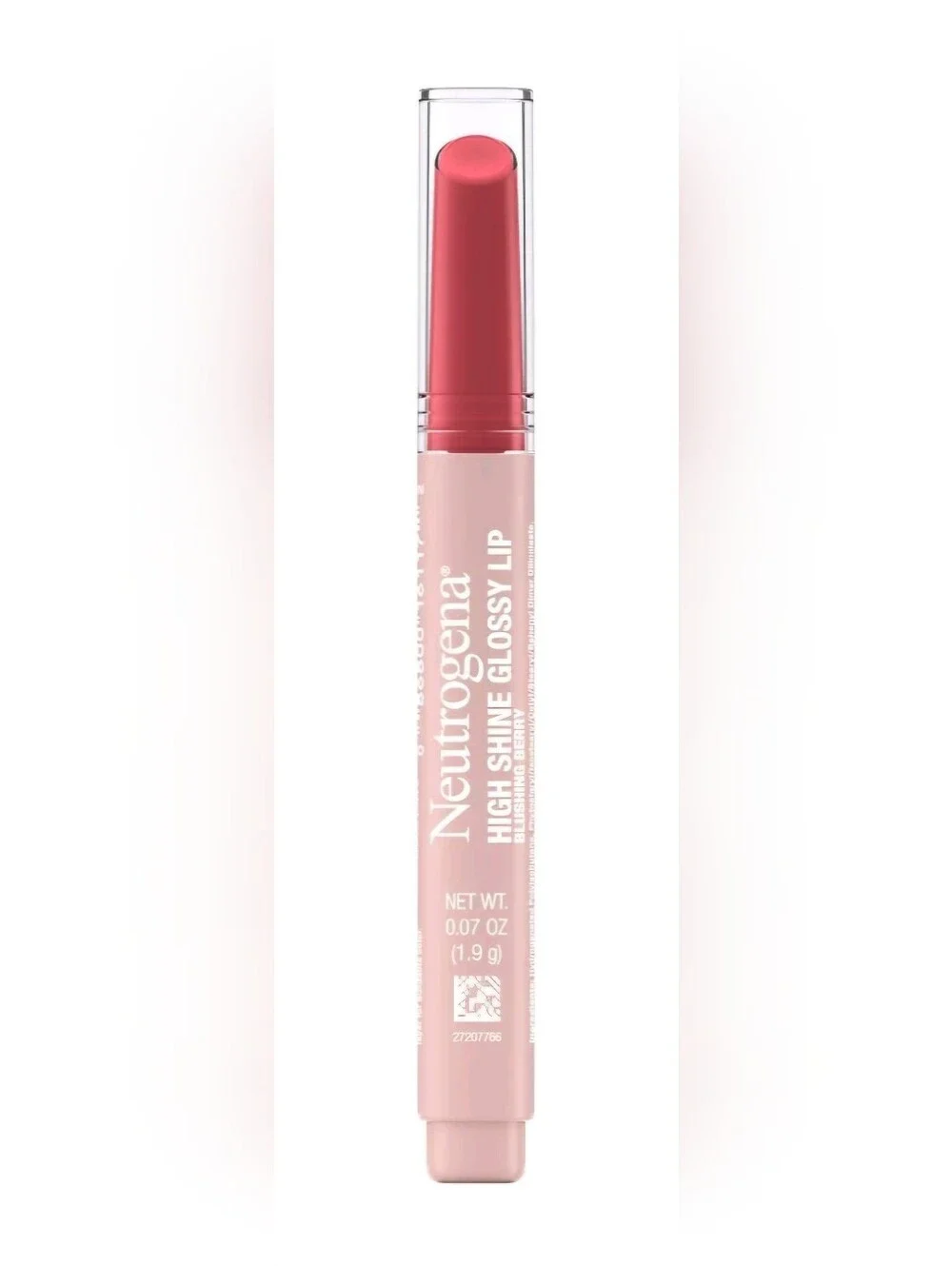 Neutrogena High Shine Glossy Lip with Vitamin E, Lip Gloss Makeup, Blushing Berr
